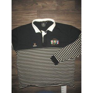 Guiness Rugby Polo Shirt XXL Long Sleeve Embroidered